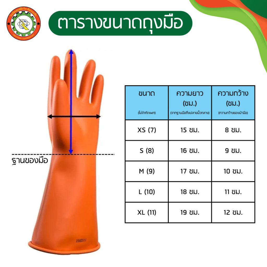 ตารางขนาดถึงมือ