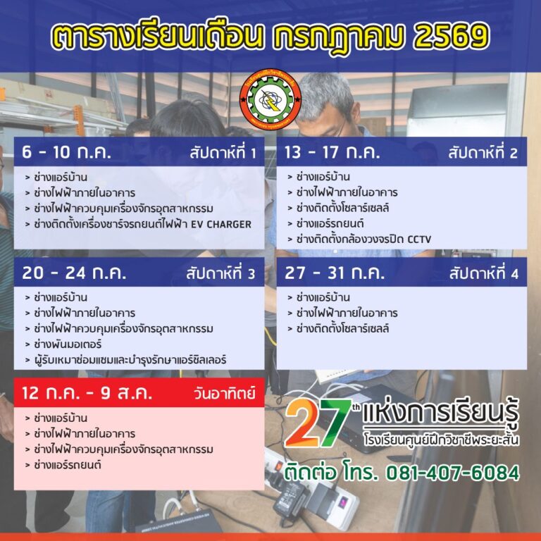 ตารางเรียน ประจำเดือน