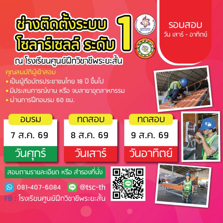 สอบโซลาร์ ระดับ1 